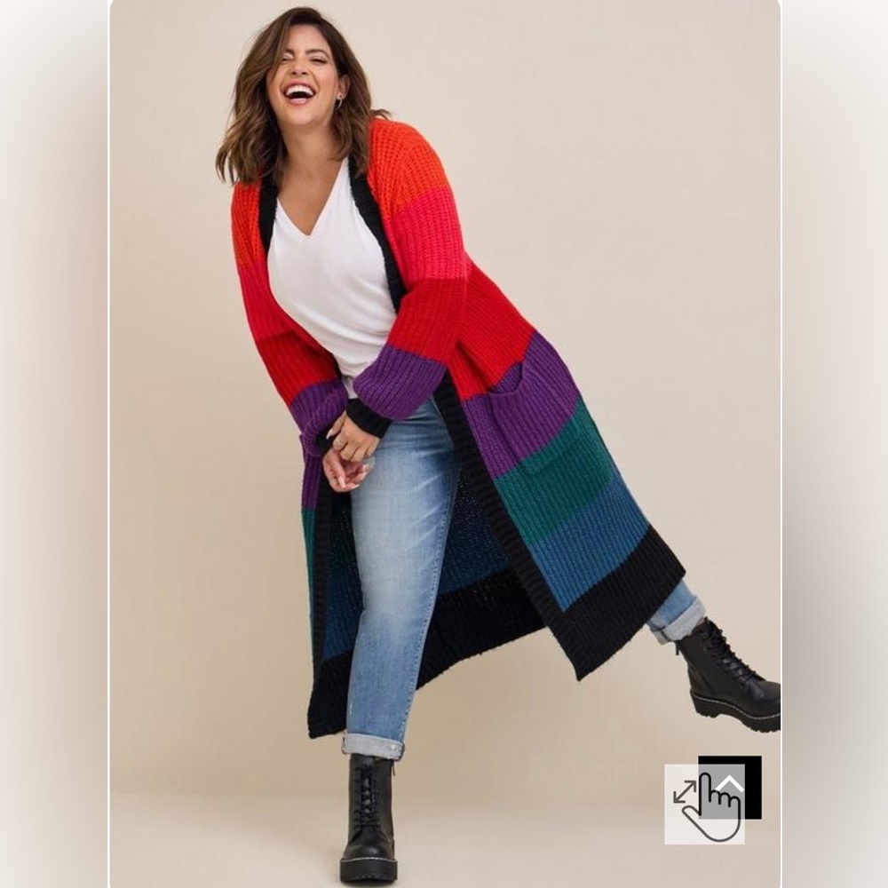 Torrid Chunky Duster Balloon Sleeve Sweater